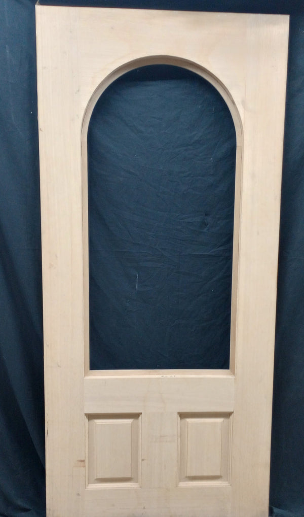 Arched Top 3/4 View Raised Panel Exterior Door Frame 36" by 78" #GA-S03