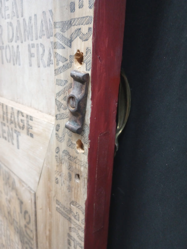 Ornate Short & Narrow Interior Door Salvaged from a Church in VA  21  1/4 x  61" #GA-S05