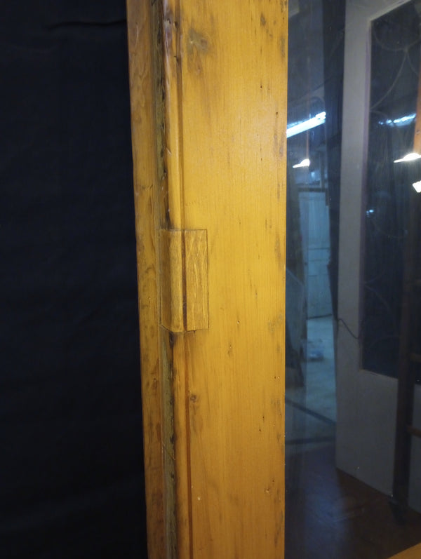 Pair of 3/4 Beveled Glass Interior Doors with Raised Panels  21 3/4" x 82" #GA-S043
