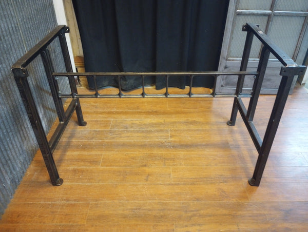 3 Piece Cast Iron Table Base with Legs & Center Support 29" T x 47" L x 24" Deep #GA-S091