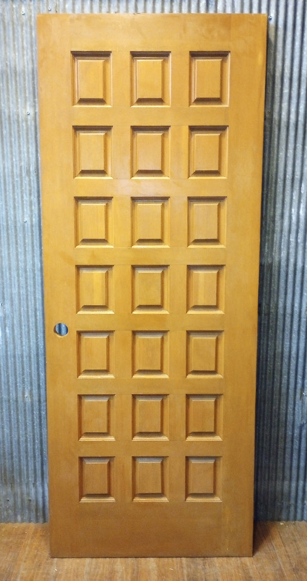 21 Square Raised Panel Exterior Door 31 3/4" x 80" #GA-S097