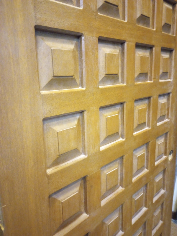40 Raised Square Panel Exterior Door 35 3/8" x 80" #GA-S099