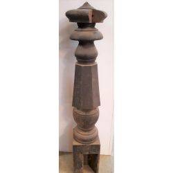 Large Ornate Carved Wooden Newel Post #GA4189
