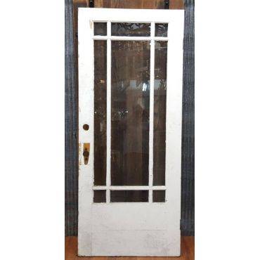 Wood and Glass Entrance Door