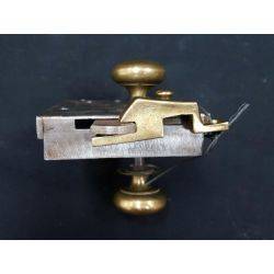 Antique Cast Iron and Brass Metal Rim Lock #GA242