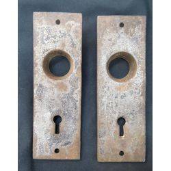 Cast Iron Ornate Door Knob Back Plates #GA4162