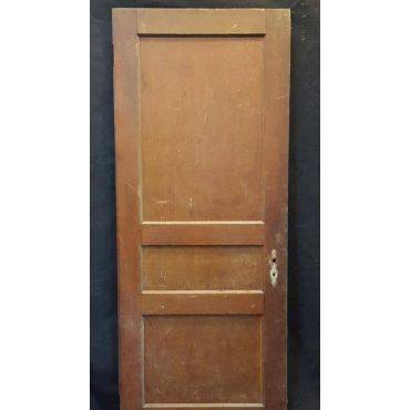 Solid Wood 3 Panel Door #GA822