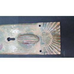 Art Deco Door Knob Back Plate With Keyhole Cover #GA4212